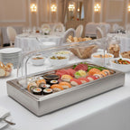 Chilled serving tray, 54 x 34 x 24.5 cm, GN 1/1, incl. cover