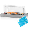 Chilled serving tray, 54 x 34 x 24.5 cm, GN 1/1, incl. cover
