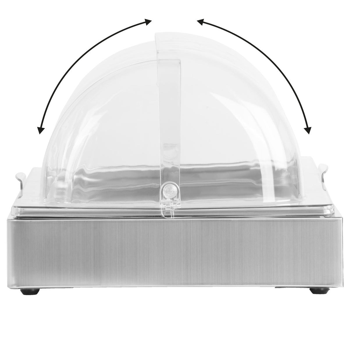 Cooling serving platter, 54 x 34 x 24.5 cm, 2x GN 1/2, incl. cover