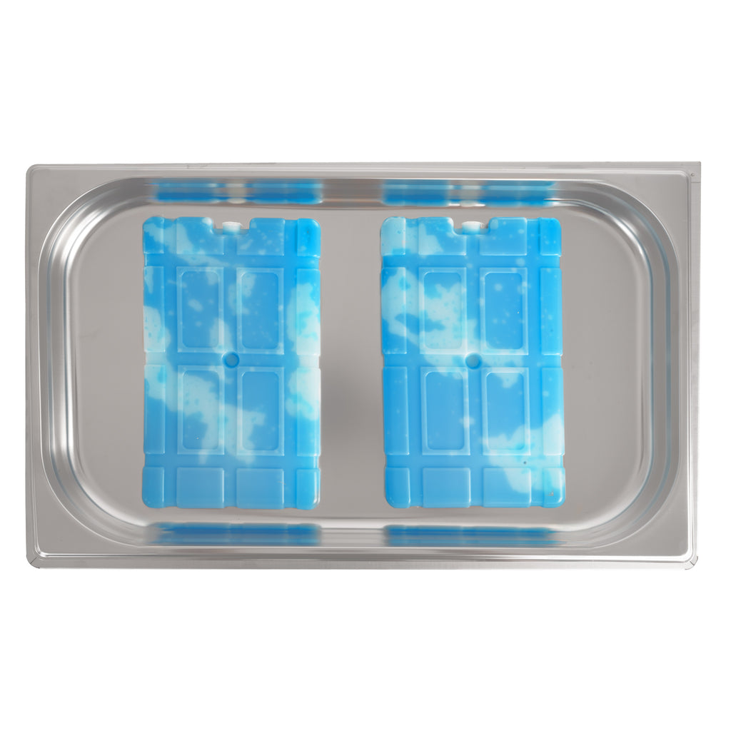 Cooling serving platter, 54 x 34 x 24.5 cm, 2x GN 1/2, incl. cover