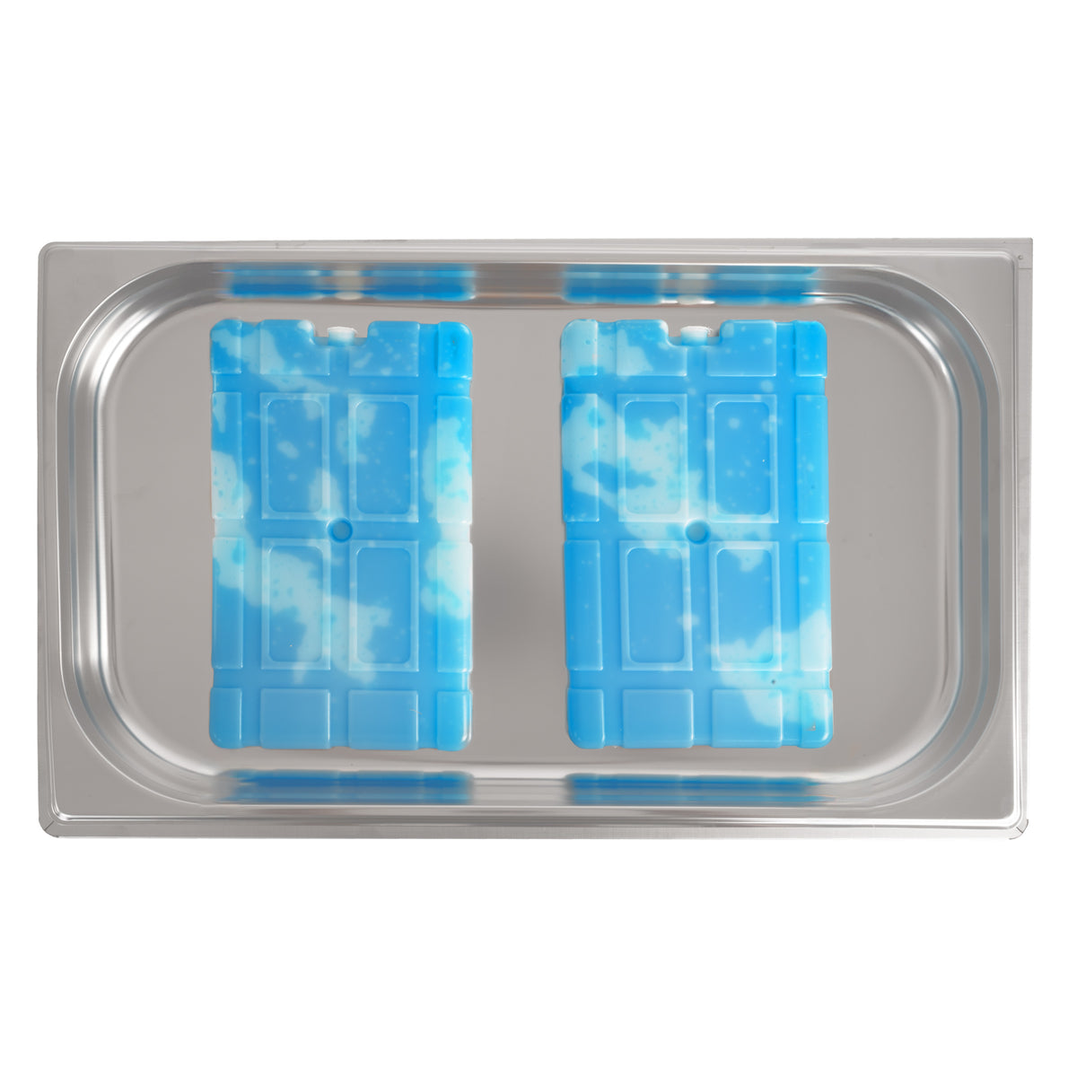 Cooling serving platter, 54 x 34 x 24.5 cm, 2x GN 1/2, incl. cover