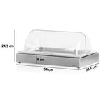 Chilled serving tray, 54 x 34 x 24.5 cm, GN 1/1, incl. cover