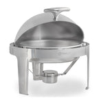 Chafing Dish, Edelstahl, 6 Liter, rund, Speisenwärmer