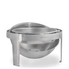 Chafing Dish, Edelstahl, 6 Liter, rund, Speisenwärmer