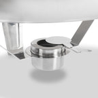 Chafing Dish, Edelstahl, 6 Liter, rund, Speisenwärmer