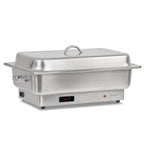 Chafing Dish elektrisch, Edelstahl, GN 1/1 Behälter, 9 Liter, bis 80°C inkl. Display