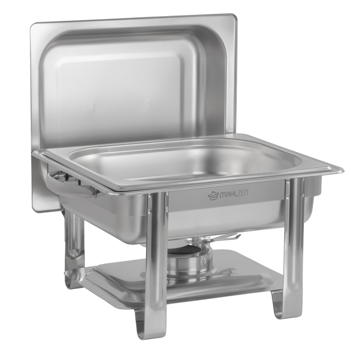 Stainless Steel Chafing Dish 4 Liters, 1/2 GN Food Warmer, for Catering, Buffet