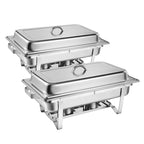 Chafing dish, stainless steel, food warmer