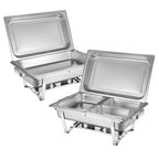 Chafing dish, stainless steel, food warmer