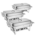 Chafing dish, stainless steel, food warmer