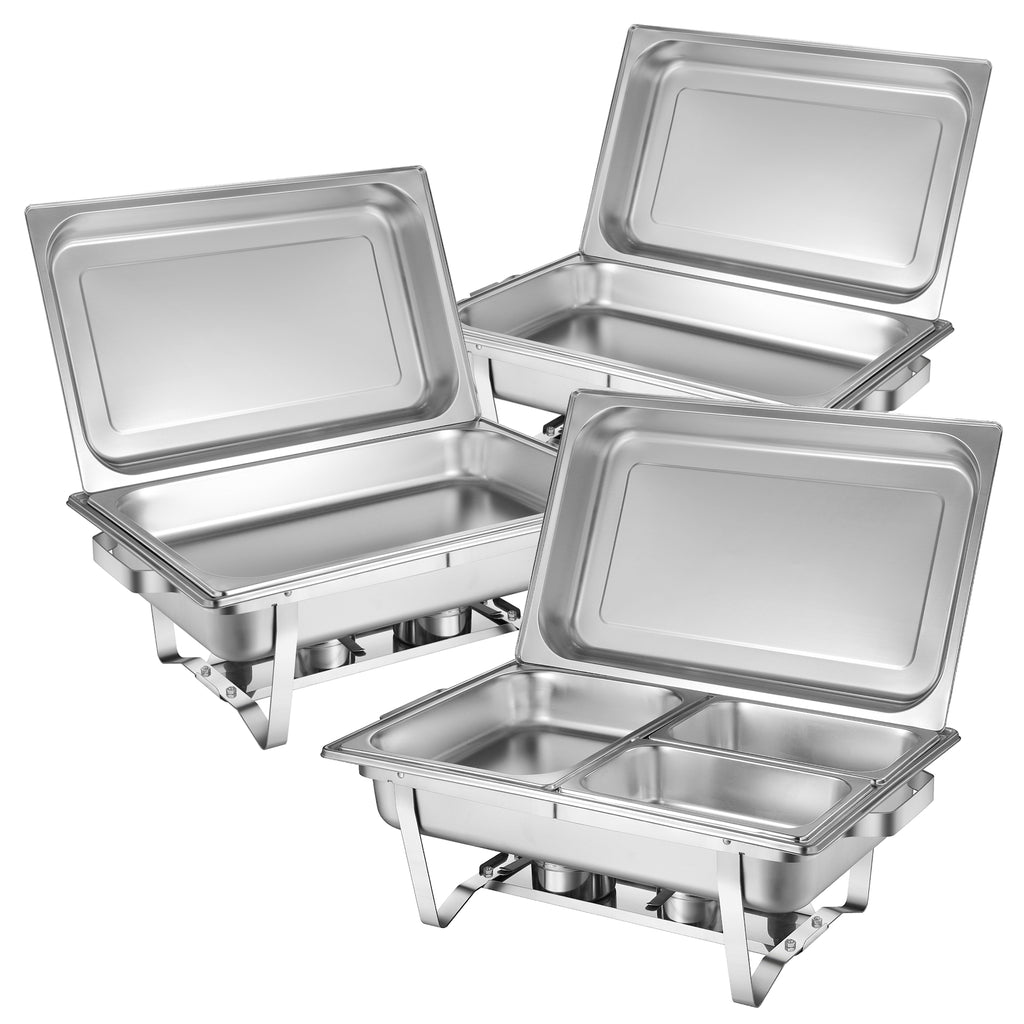Chafing dish, stainless steel, food warmer