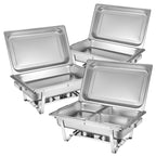 Chafing dish, stainless steel, food warmer