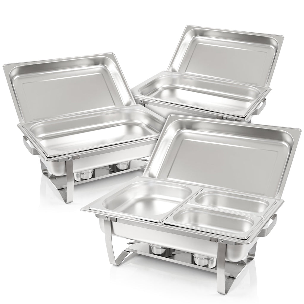 Chafing dish, stainless steel, food warmer
