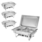 Chafing dish, stainless steel, food warmer