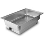 Chafing Dish elektrisch, Edelstahl, GN 1/1, 9 Liter, bis 80°C inkl. Display