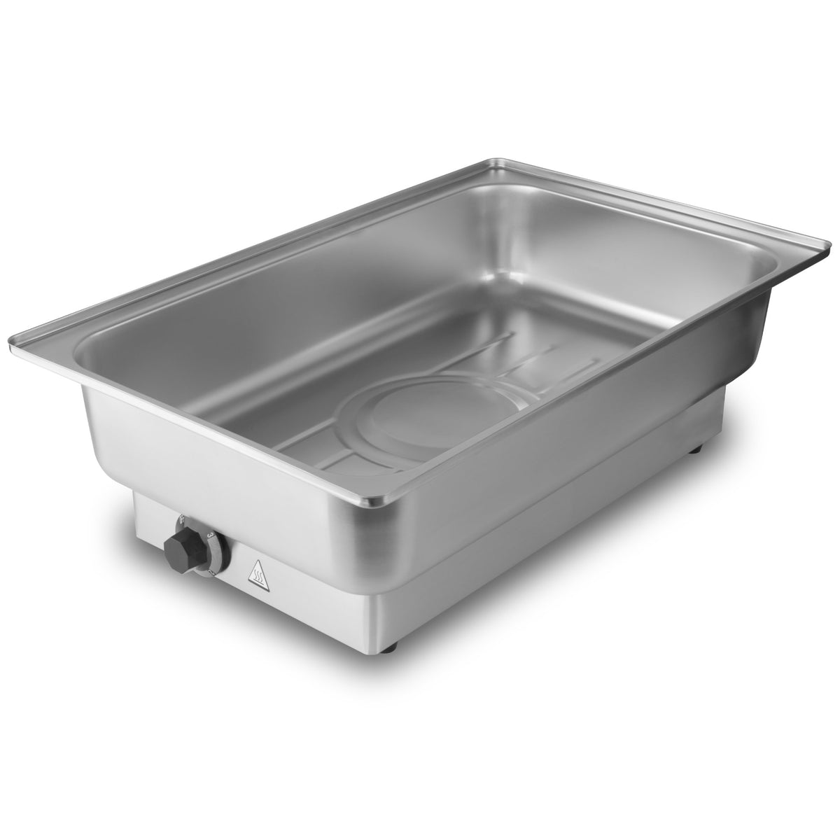 Electric chafing dish, stainless steel, GN 1/1, 9 liters, up to 80°C incl. display