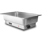 Chafing Dish elektrisch, Edelstahl, GN 1/1, 9 Liter, bis 80°C inkl. Display