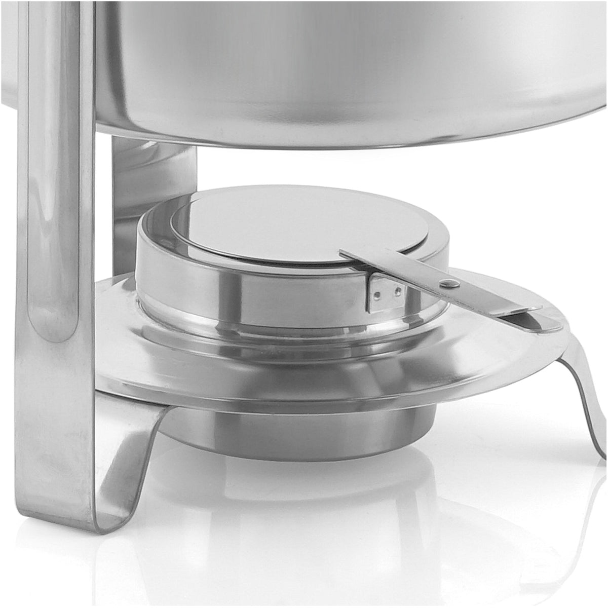 Chafing dish, stainless steel, round, food warmer