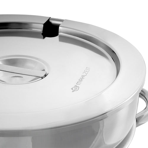 Chafing dish, stainless steel, round, food warmer