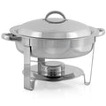 Chafing Dish, Edelstahl, rund, 4,5 Liter, Speisenwärmer