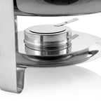 Chafing Dish, Edelstahl, rund, 4,5 Liter, Speisenwärmer