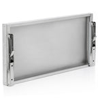 Stainless steel wall shelf, professional kitchen, folding