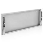 Stainless steel wall shelf, professional kitchen, folding