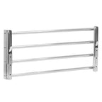 Wall shelf, bar design, stainless steel, foldable