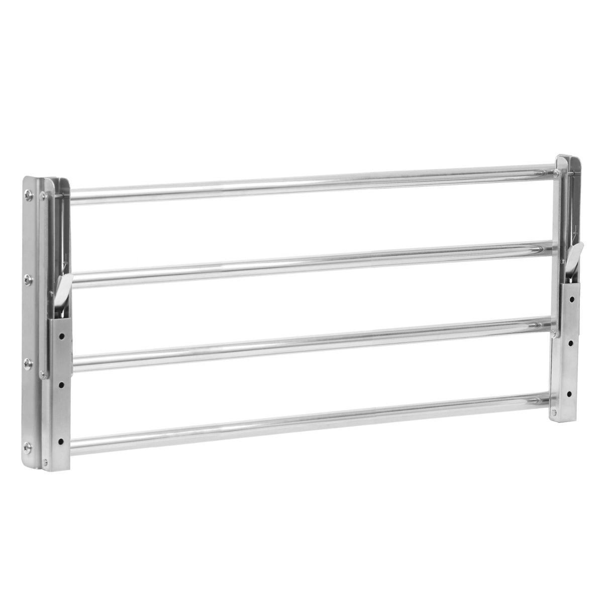 Wall shelf, bar design, stainless steel, foldable