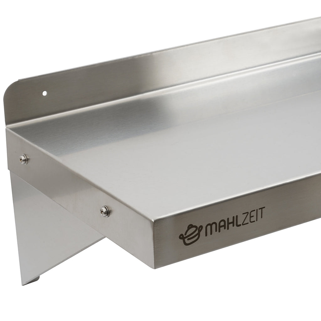 Wandregal Gastro, Edelstahl, Belastbar bis 50 kg