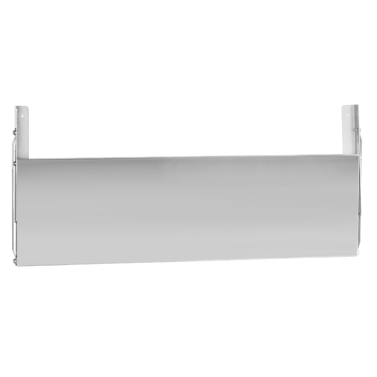 Étagère suspendue gastro, design à barres, inox, pliable