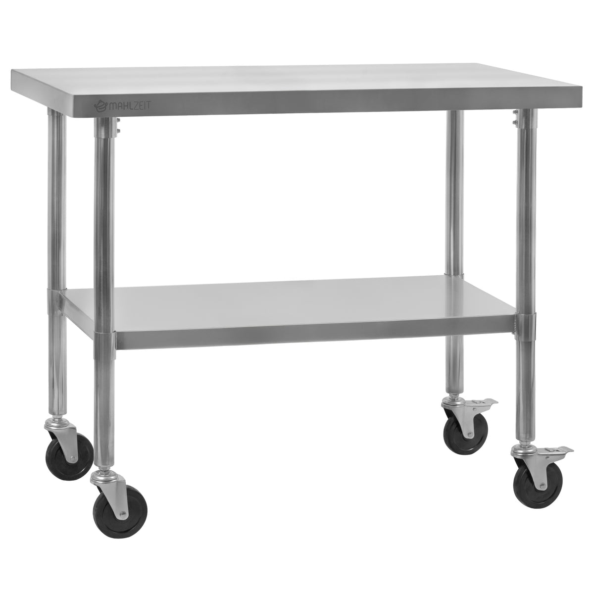 Edelstahltisch mit Rollen