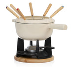Fondue, 13-piece set, 2 liters, cast iron, for 6 people