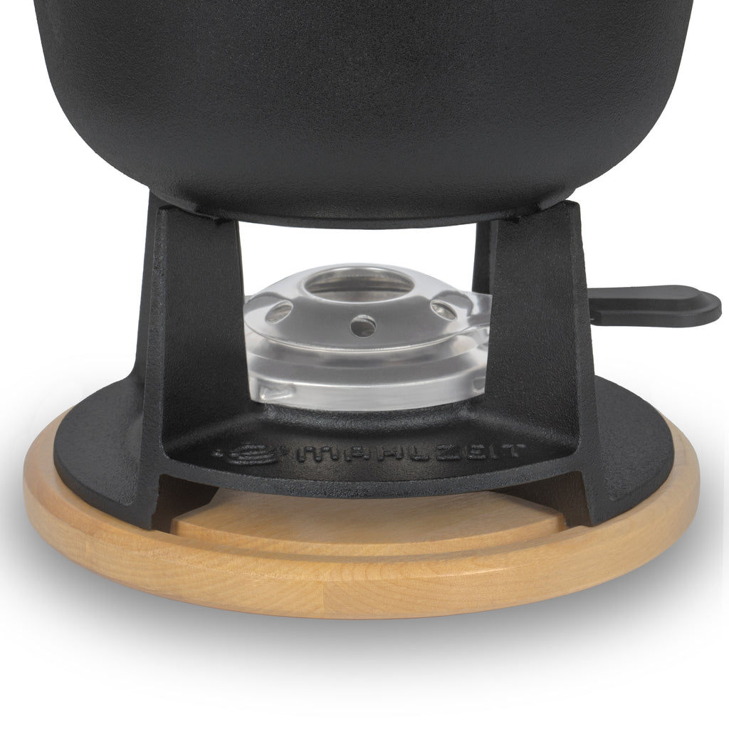 Fondue, 13-piece set, 2 liters, cast iron, for 6 people