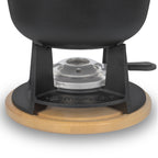Fondue, 13-piece set, 2 liters, cast iron, for 6 people