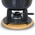 Fondue, 13-piece set, 2 liters, cast iron, for 6 people