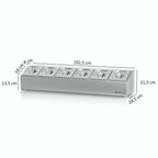 Zutatenbehälter, Edelstahl, abnehmbare Deckel, mit Gummifüßen