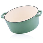 Pot, 6.9 liters, cast iron, enameled