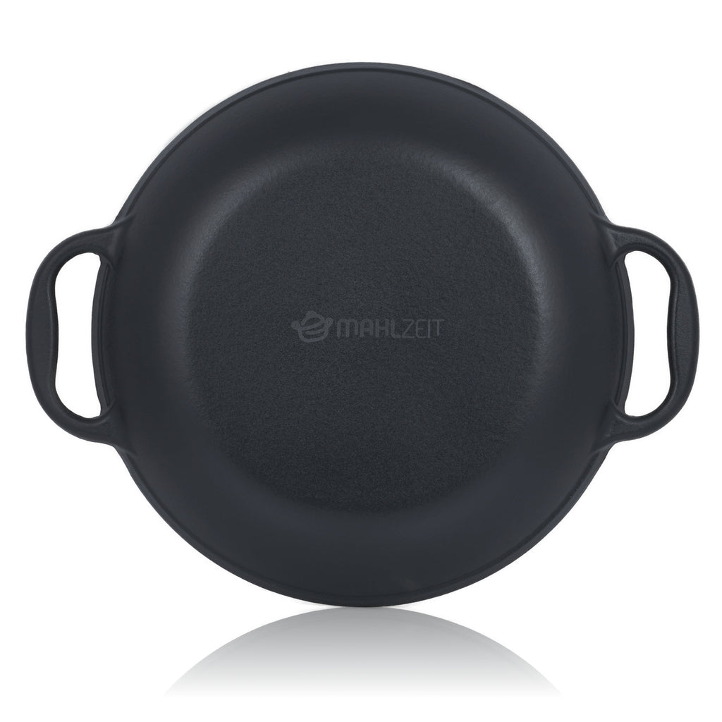 Paella Pfanne, Ø 35 cm, Gusseisen, emailliert, mit zwei Griffen