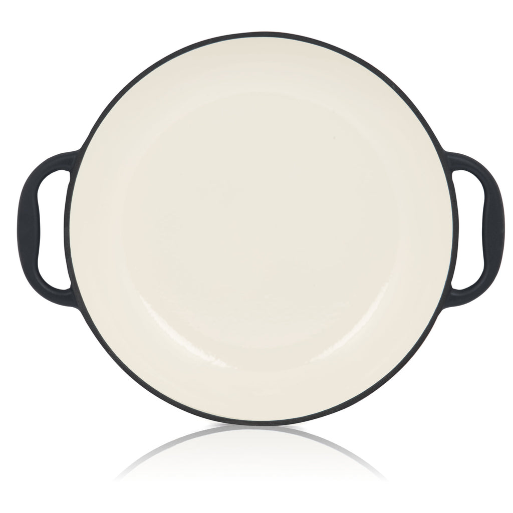 Paella Pfanne, Ø 35 cm, Gusseisen, emailliert, mit zwei Griffen