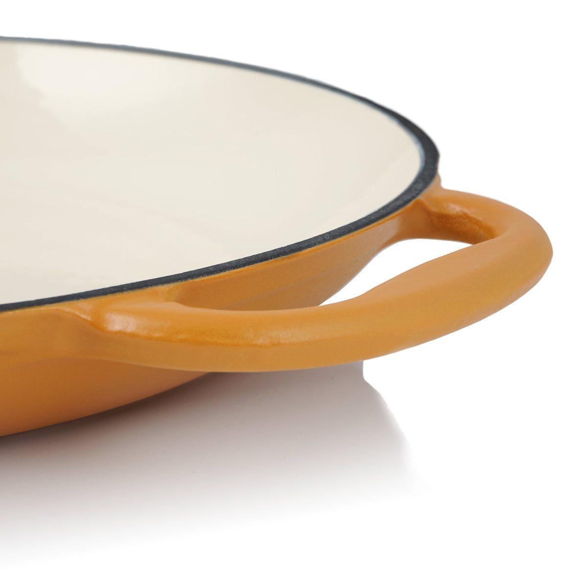 Paella Pfanne, Ø 35 cm, Gusseisen, emailliert, mit zwei Griffen