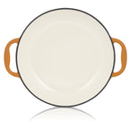 Paella Pfanne, Ø 35 cm, Gusseisen, emailliert, mit zwei Griffen