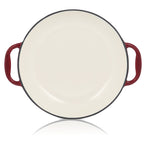 Paella Pfanne, Ø 35 cm, Gusseisen, emailliert, mit zwei Griffen