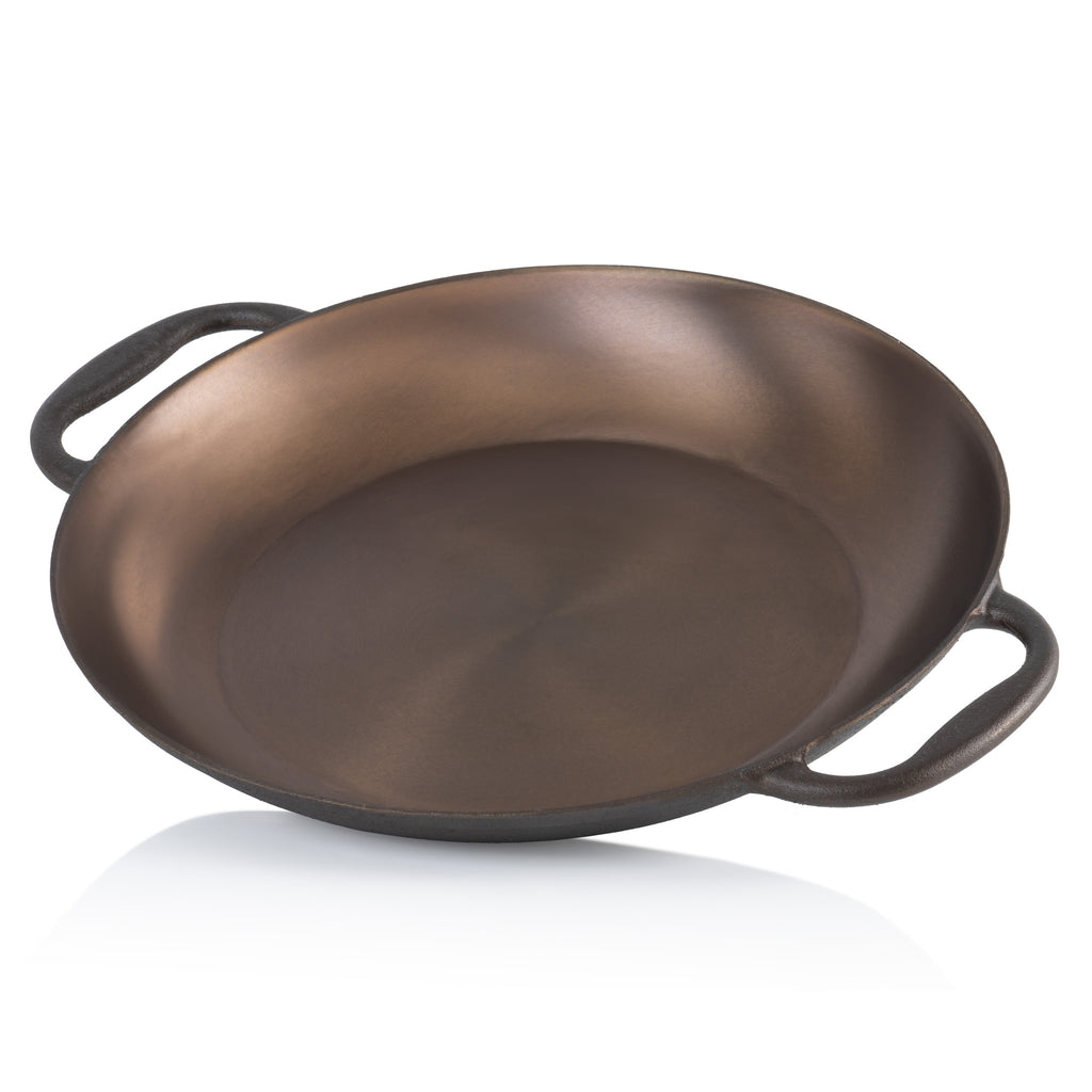 Paella Pfanne, Ø 35 cm, Gusspfanne, poliert