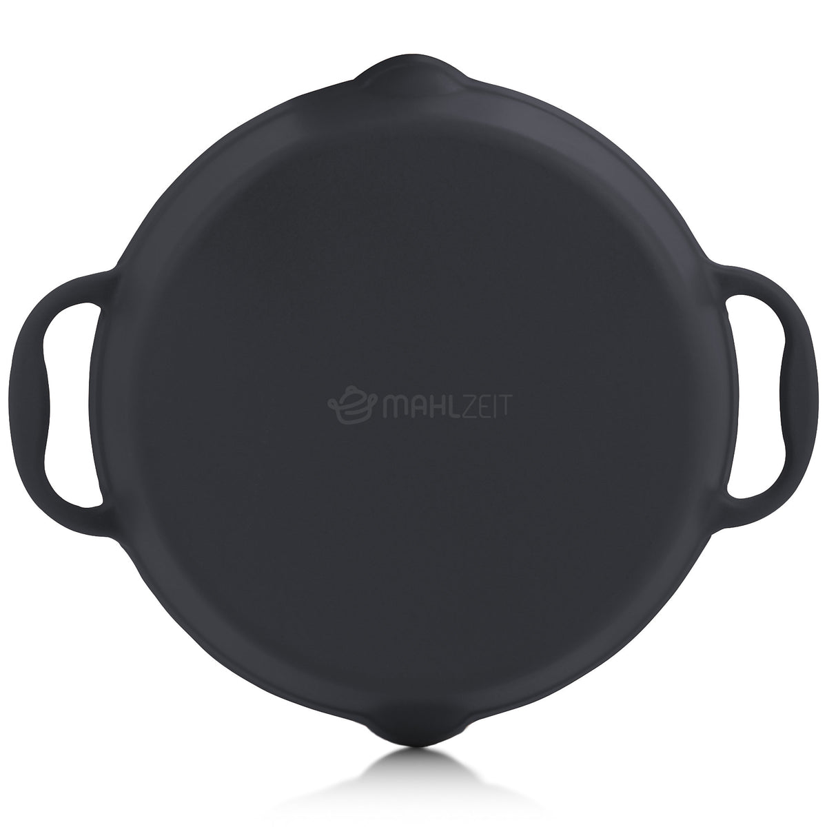 Pan set, 5-piece, cast iron, enamelled