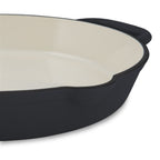 Pan set, 5-piece, cast iron, enamelled
