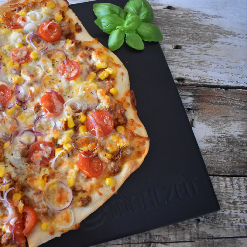 Pizza stone, 38 x 30 cm, stone slab, cordierite stone
