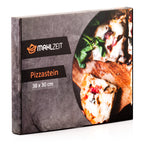 Pizza stone, 38 x 30 cm, stone slab, cordierite stone