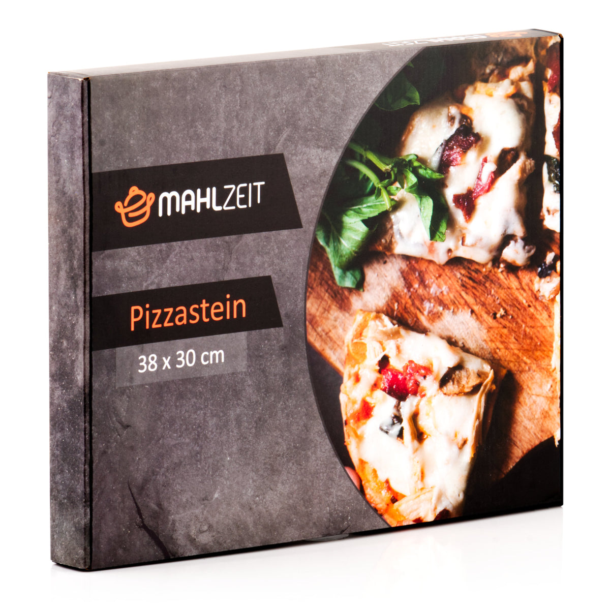 Pizza stone, 38 x 30 cm, stone slab, cordierite stone