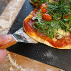 Pizza Set, 4-teilig, Ø 38 Pizzastein, inkl. Schaufel, Pizzaroller, Spachtel